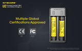 NITECORE UI2 2 Slot USB-C Battery Charger for 21700, 18650 etc