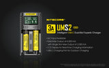 NITECORE UMS2 Intelligent USB-C Dual-Slot Superb Battery Charger