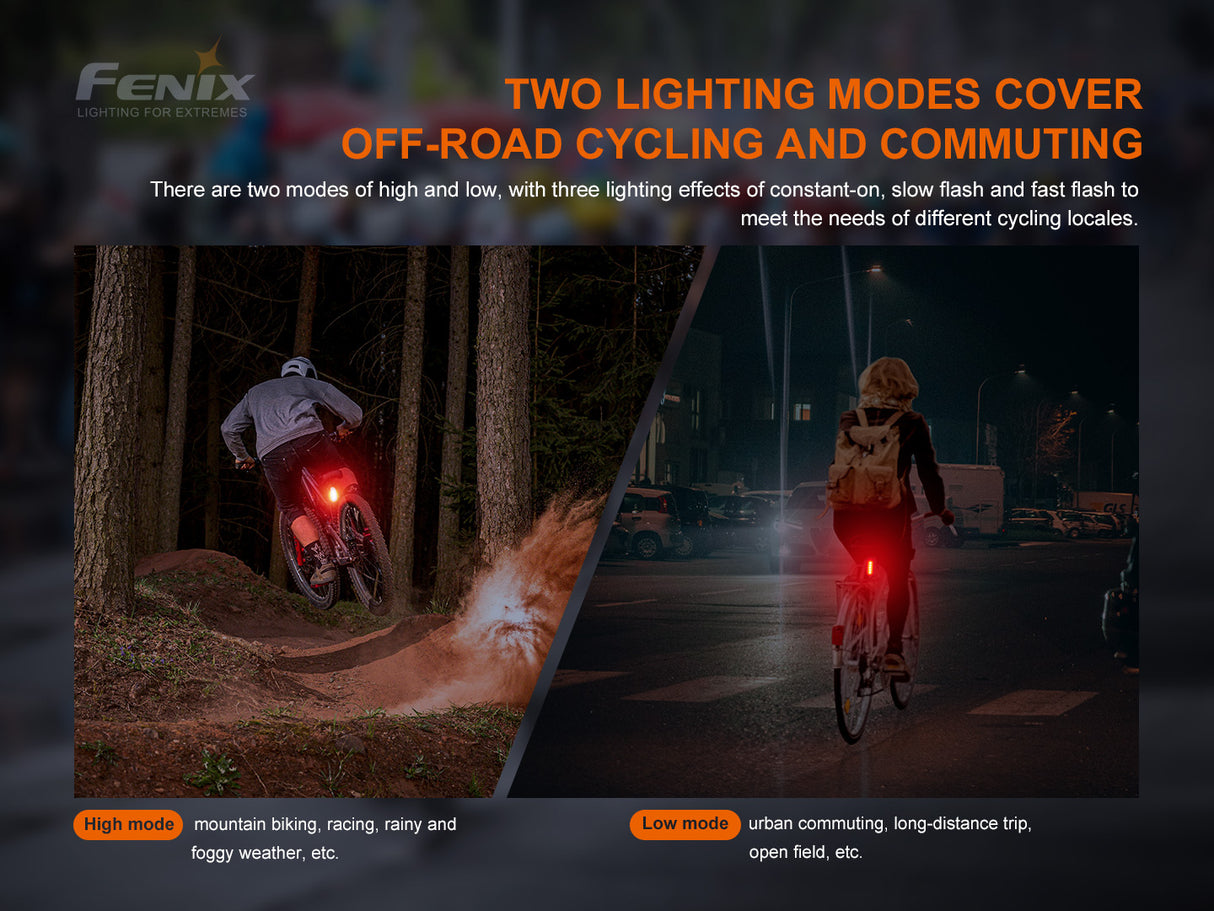 Fenix BC05R V2.0 15 Lumens Ultra Bright Compact Bicycle Taillight