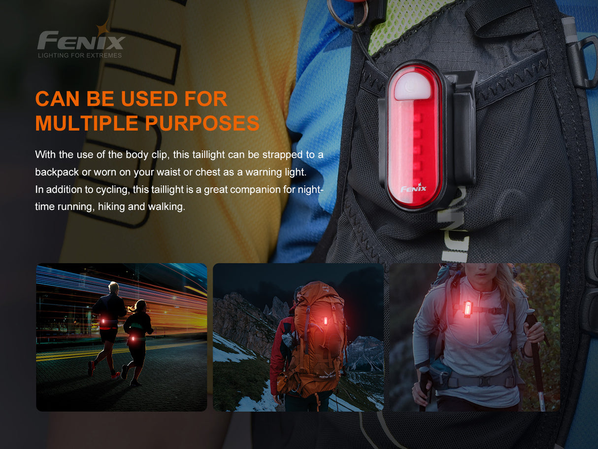 Fenix BC05R V2.0 15 Lumens Ultra Bright Compact Bicycle Taillight