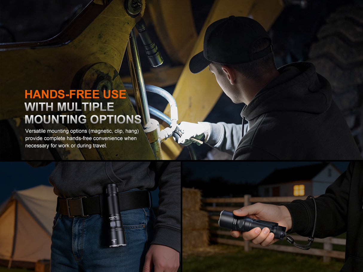 Fenix C7 Pro 4600 Lumens Fast Charging USB-C Flashlight for Work