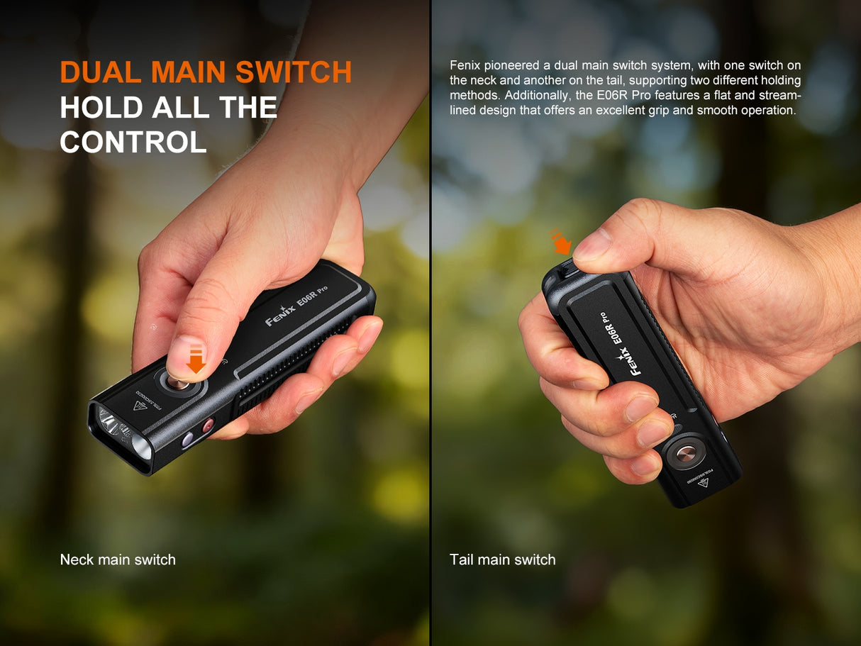 fenix 6 flashlight PD36 TAC - Tactical The flashlights magnetic tail How to use the flashlight