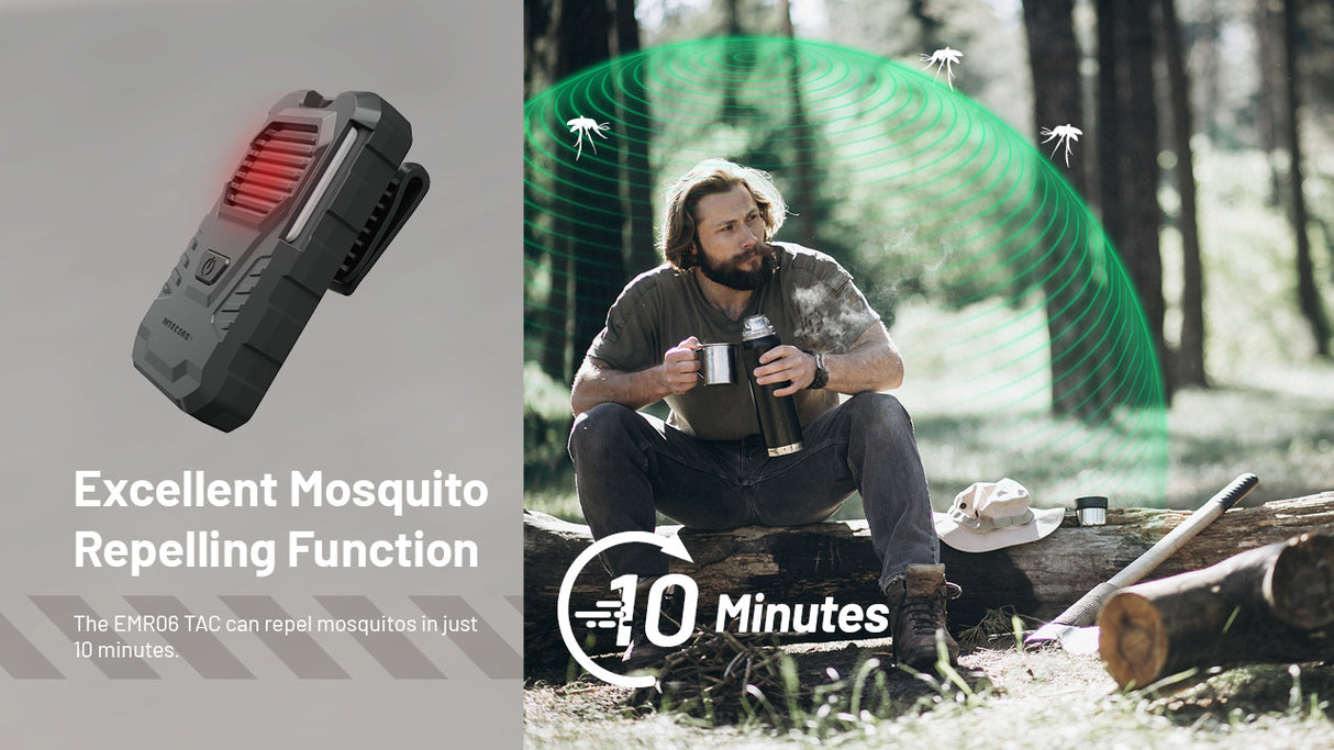 Nitecore EMR06 TAC Portable Rechargeable Mosquito Repeller