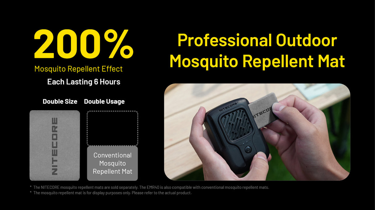 Nitecore EMR40 Portable Compact Rechargeable Mosquito Repeller