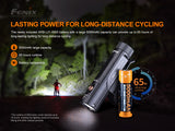 Fenix BC26R Rechargeable Bike Light with BC05 V2.0 Rechargeable Bike Tail Light