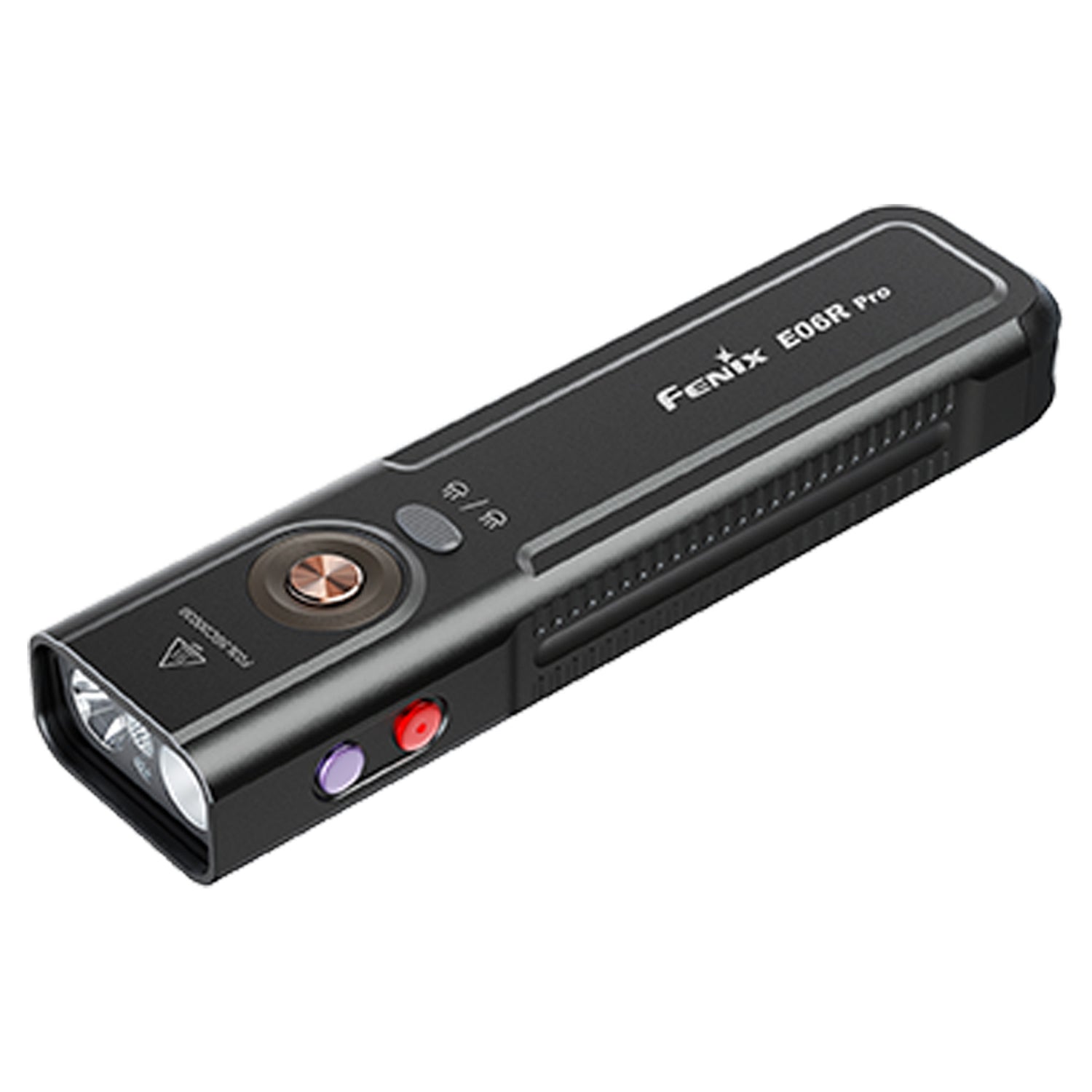 fenix e16ti titanium edc flashlight E06R Pro 1600 Lumen USB-C Rechargeable with UV Light and Red Laser identifying minerals Fenix E06R Flashlight