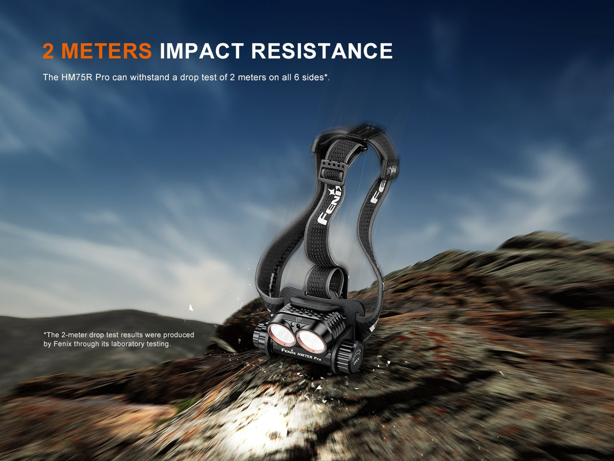 Fenix HM75R Pro 3500 Lumen Multi-Beam Rechargeable Headlamp