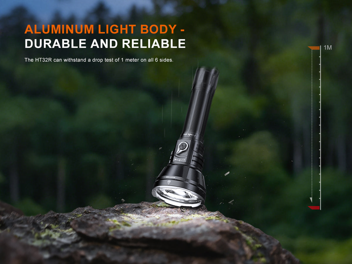 Fenix HT32R 4000 Lumen White RGB Rechargeable Hunting Flashlight