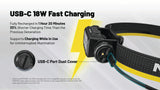 Nitecore HC65 MCT 2000 Lumen Multi-Color Temperature Rechargeable Headlamp