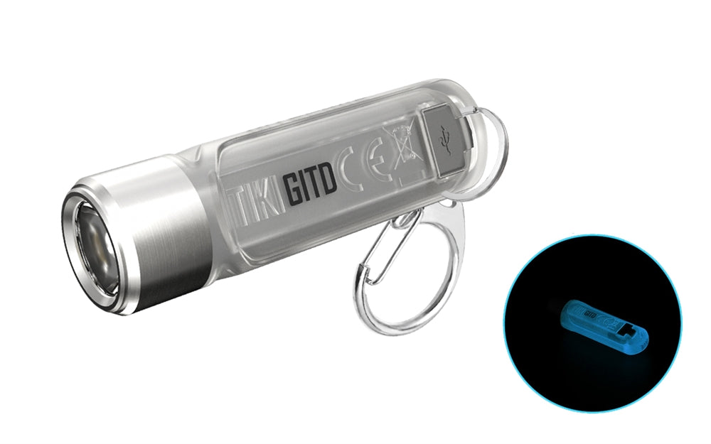 Nitecore TIKI 300 Lumen USB-C Rechargeable Keychain Flashlight