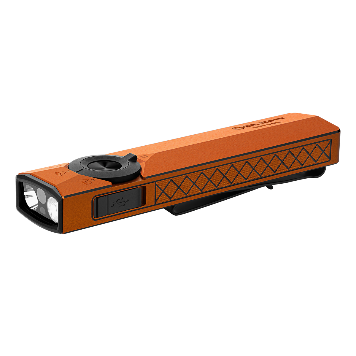 Olight ArkPro Ultra 1700 Lumen Rechargeable EDC Flashlight with UV Light & Green Laser