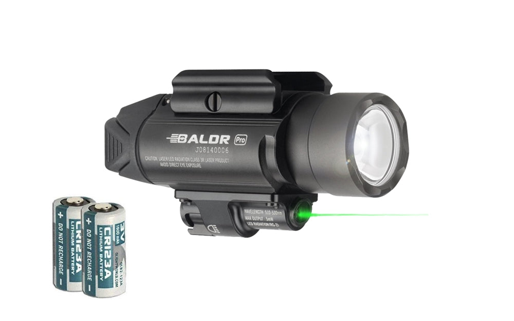 Olight Baldr Pro 1350 Lumen Flashlight Green Beam Combo – Longhorn Tactical