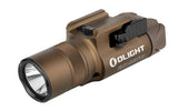 Olight Baldr Pro R 1350 Lumen Rechargeable Rail Mount Flashlight and Green Beam