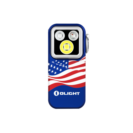 Olight Oclip Pro S 600 Lumen Rechargeable Clip-On Flashlight with UV and RGB Light