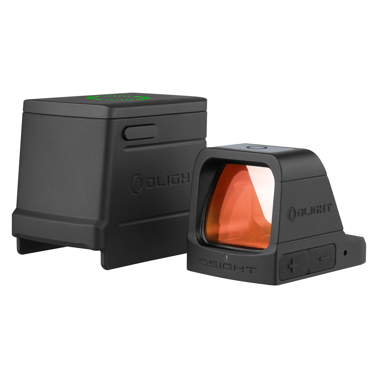 Olight Osight Red or Green Dot Mountable Sight with Magnetic Rechargeable Charging Cover