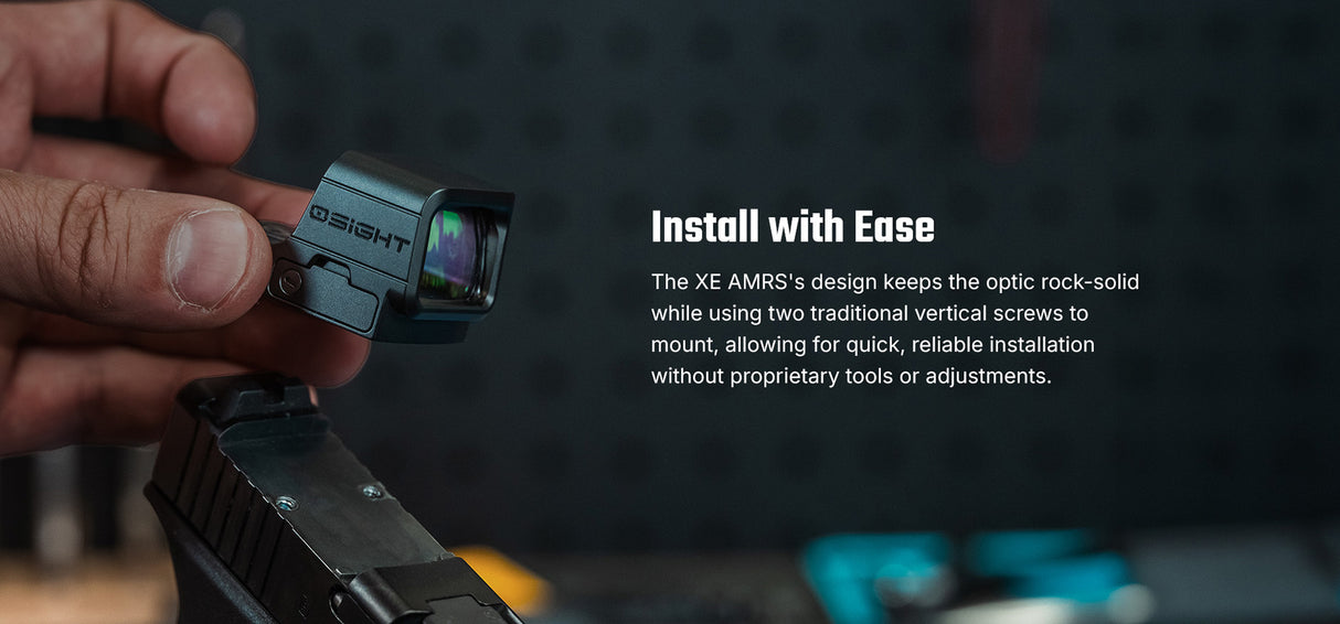 Osight XE AMRS Enclosed Emitter Red Dot with Multi-Reticle System