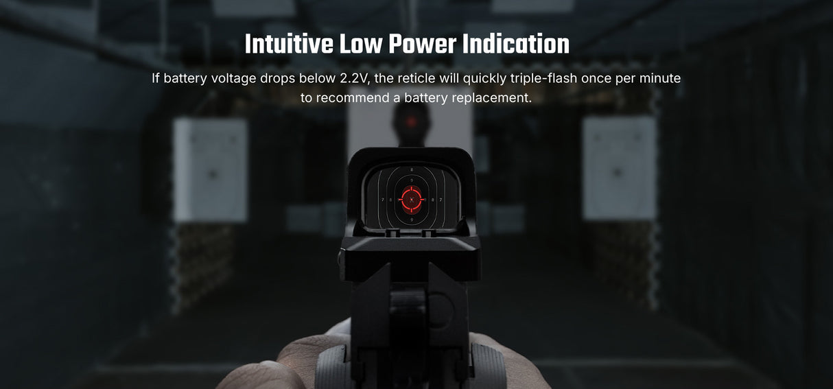 Osight XE AMRS Enclosed Emitter Red Dot with Multi-Reticle System