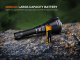 Fenix HT18R V2.0 3700 Lumen Long Range Rechargeable Tactical Flashlight