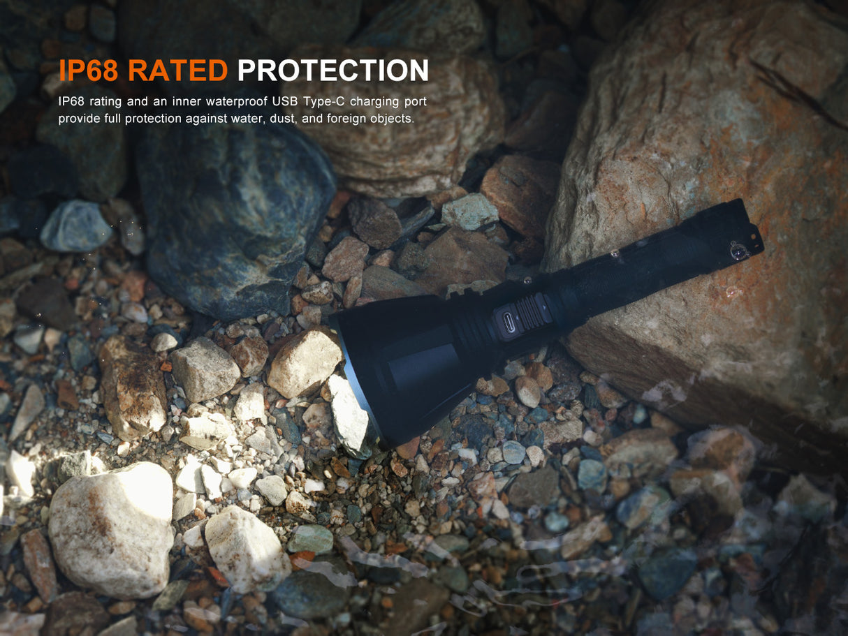 Fenix HT18R V2.0 3700 Lumen Long Range Rechargeable Tactical Flashlight