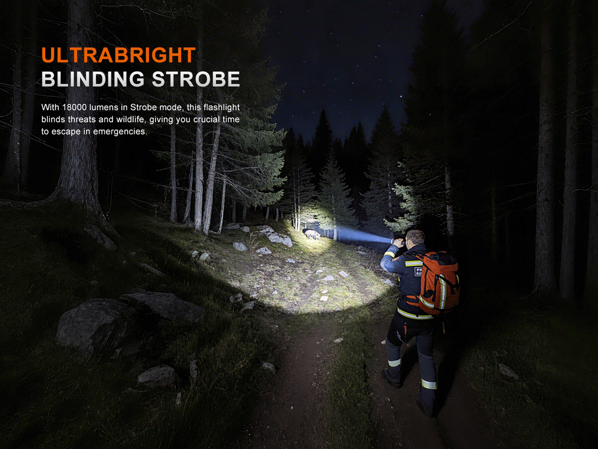 Fenix LR50R V2.0 18000 Lumens Multi-Light Rechargeable Flashlight