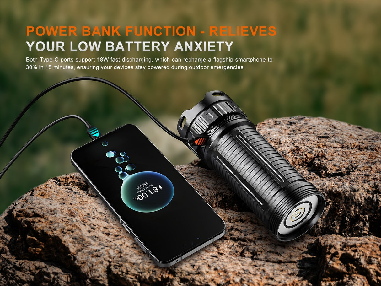 Fenix LR50R V2.0 18000 Lumens Multi-Light Rechargeable Flashlight
