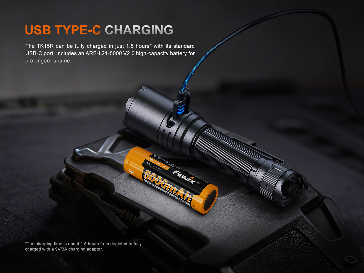 Fenix TK15R 3200 Lumen Tactical USB-C Flashlight – Longhorn Tactical