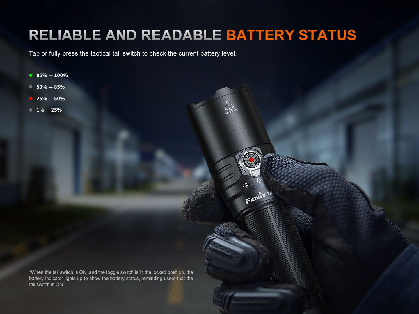 Fenix TK15R Rechargeable Tac Flashlight