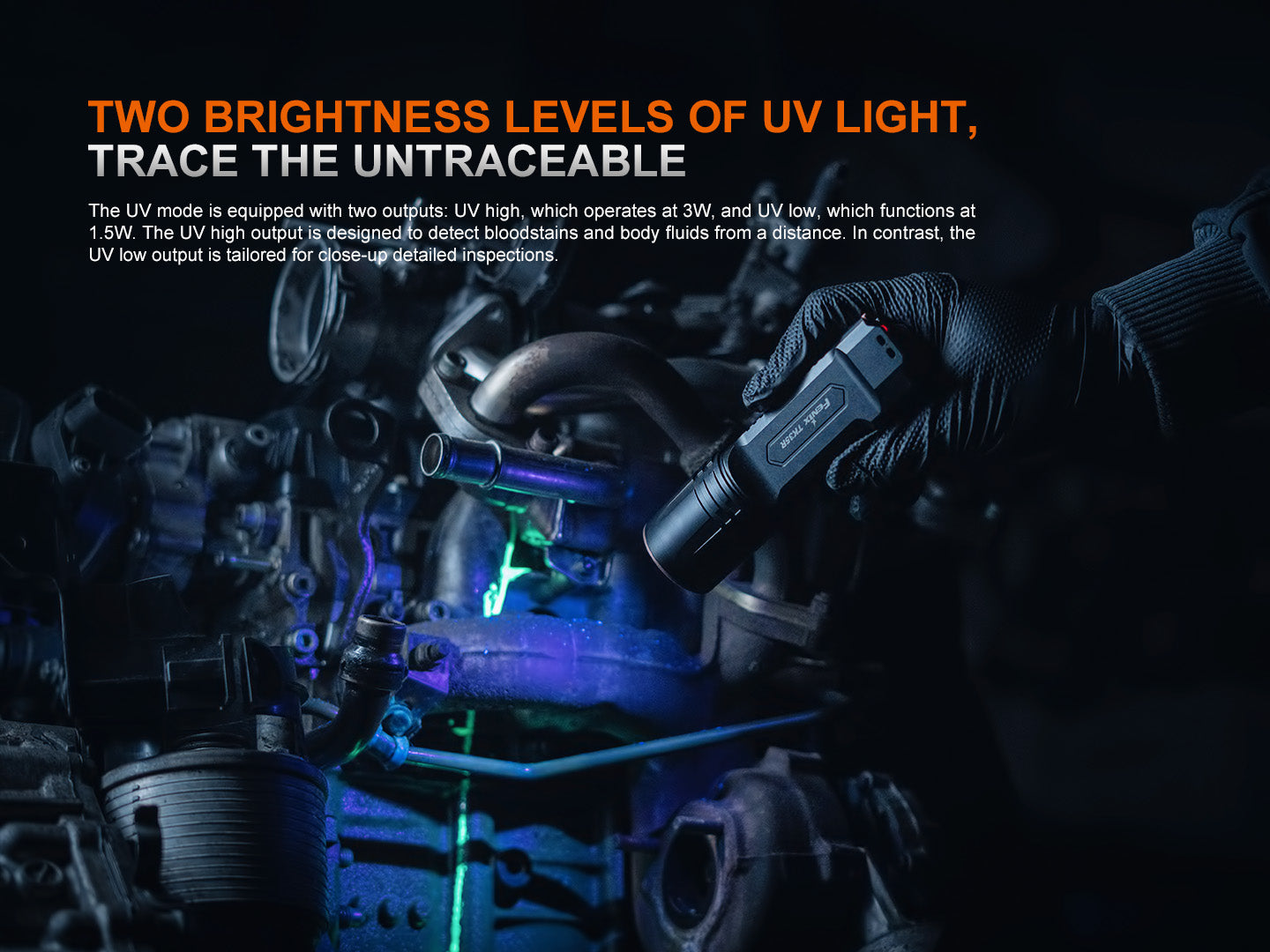 Fenix TK35R 5800 Lumen Multi-Mode Tactical Flashlight with UV
