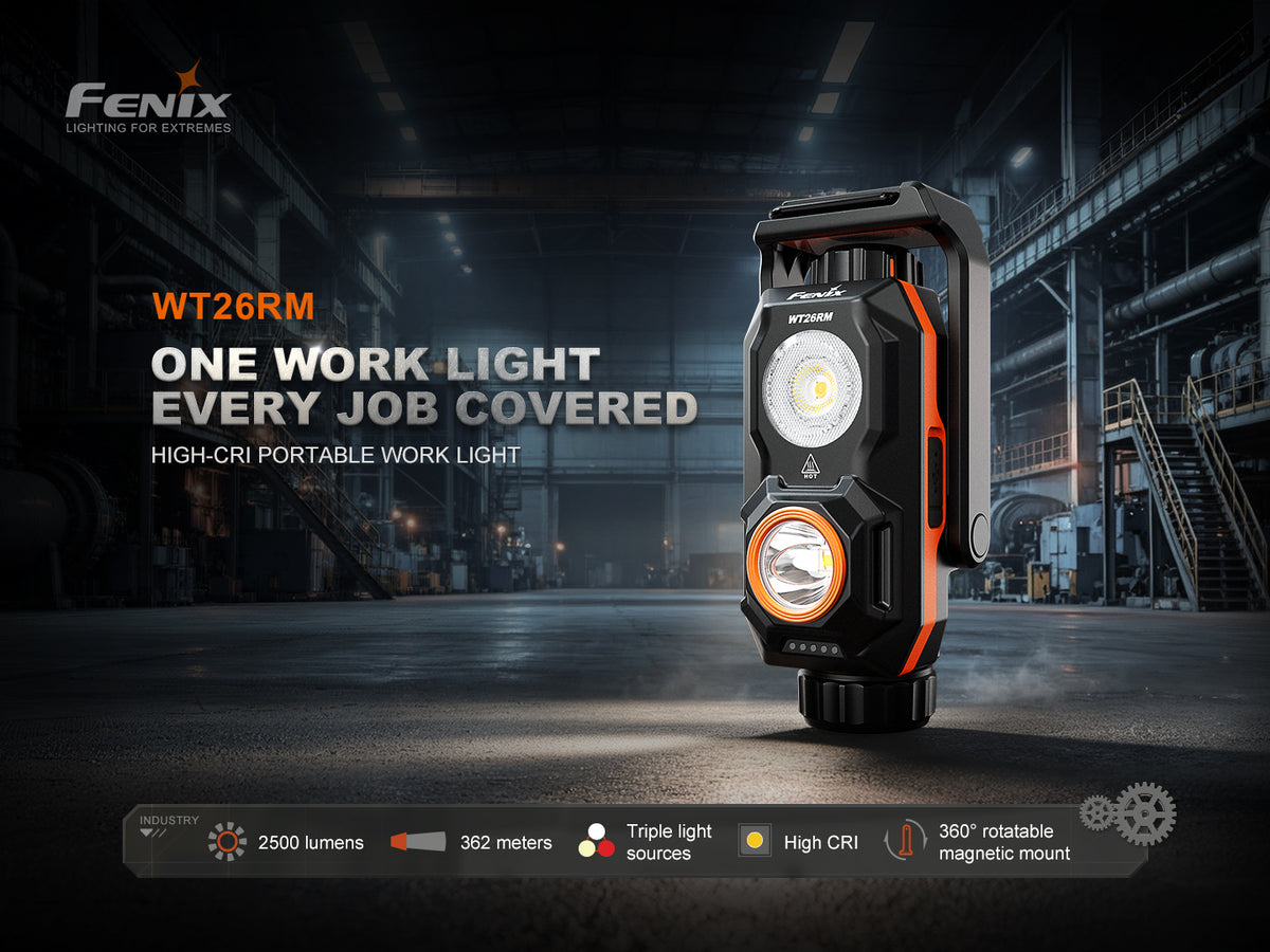 Fenix WT26RM 2500 Lumen Multi-Output Work Light