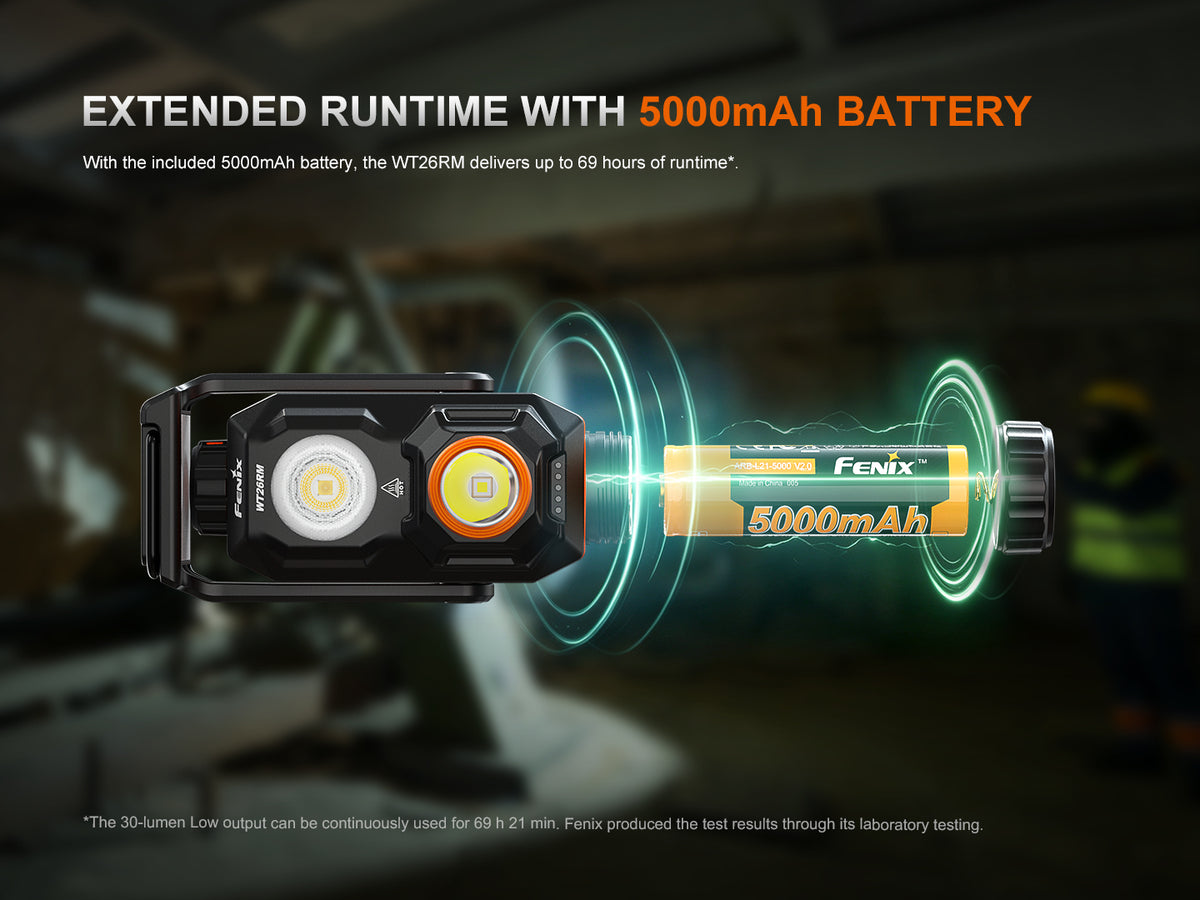 Fenix WT26RM 2500 Lumen Multi-Output Work Light