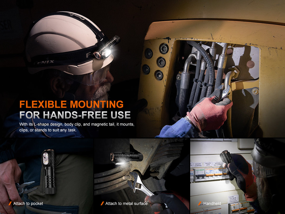 Fenix HM71R V2.0 3500 Lumen Multifunctional Industrial Headlamp