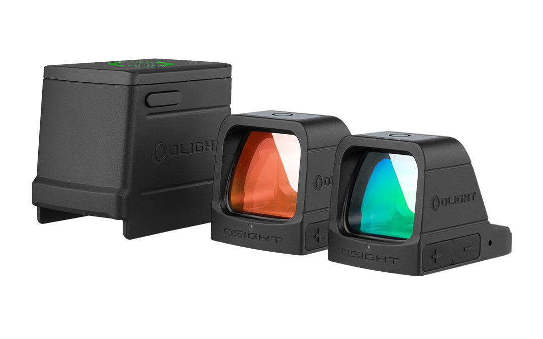 Osight Red or Green Dot Sight with Magnetic Charging Cover