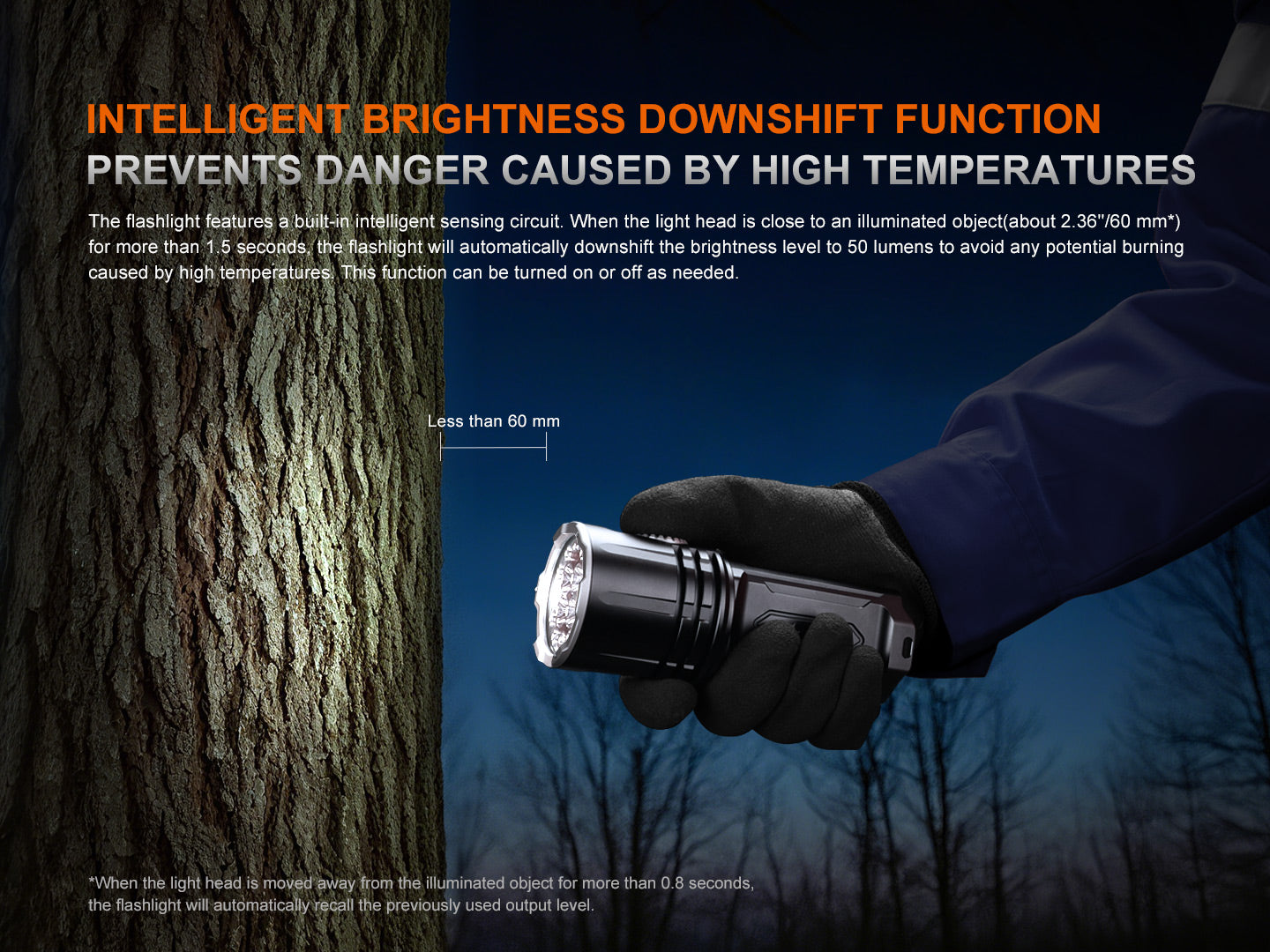 bright flashlight rechargeable Fenix LR35R PRO Rechargeable Flashlight