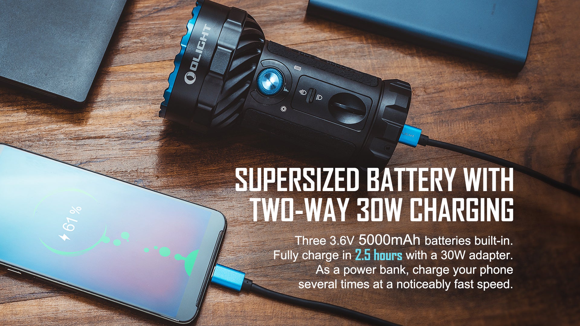 Olight Marauder 2 14,000ルーメン OLIGHT Marauder 2 Rechargeable Handheld Flashlight 14,000