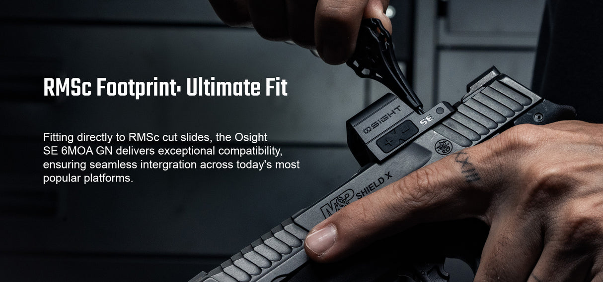 Olight Osight SE 6 MOA Green Dot Sight with Enclosed Optic