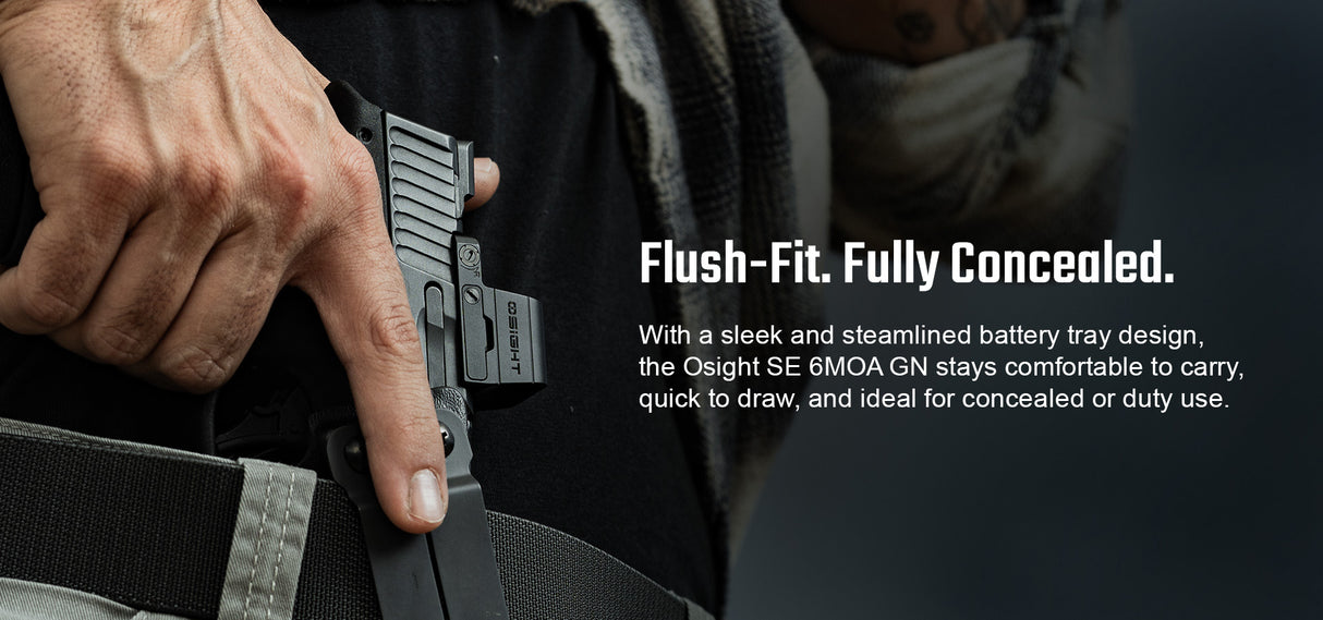 Olight Osight SE 6 MOA Green Dot Sight with Enclosed Optic