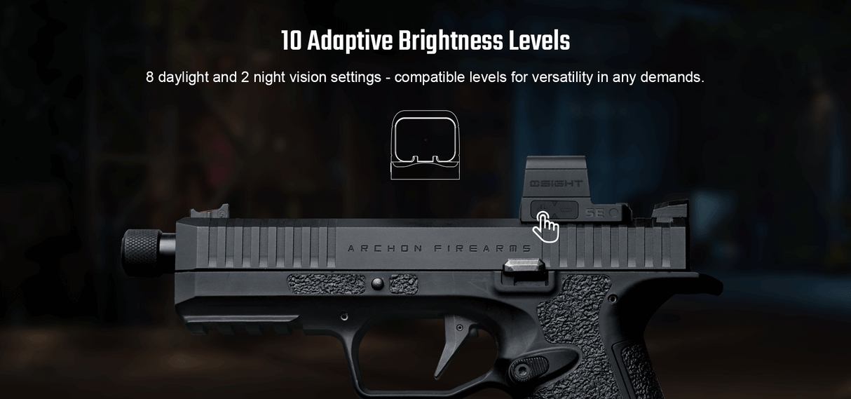 Olight Osight SE 6 MOA Green Dot Sight with Enclosed Optic