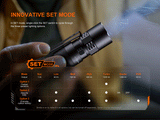 Fenix PD26R ACE 1300 Lumen Custom Mode Set Rechargeable EDC Flashlight