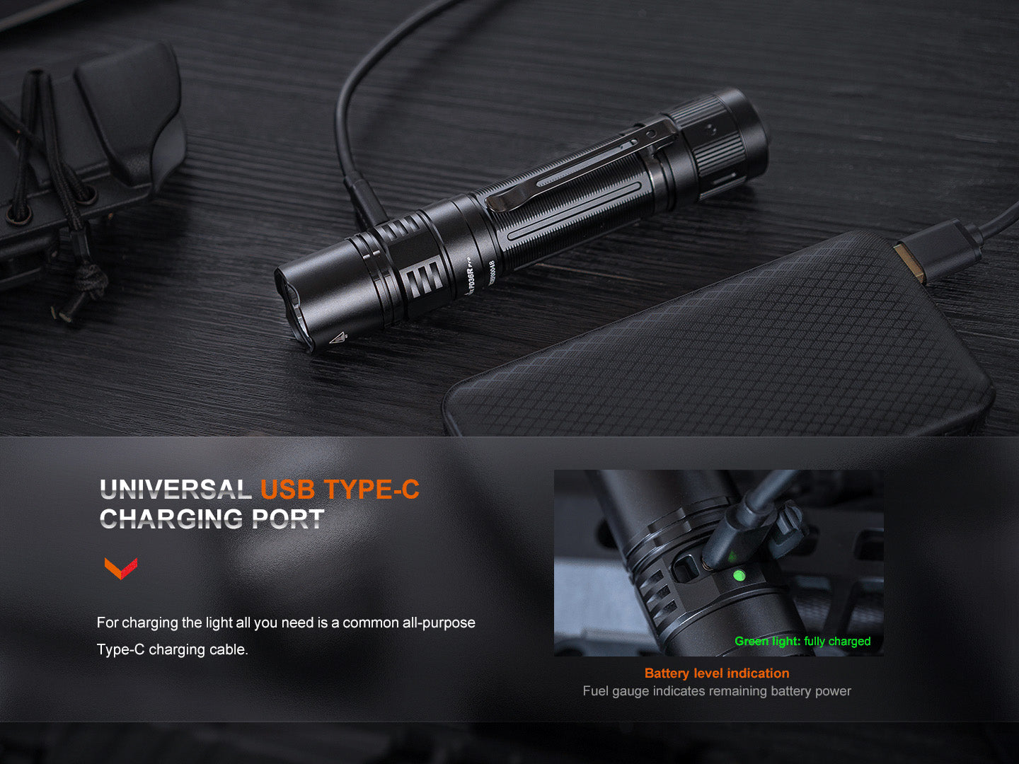 Fenix PD36R Pro 2800 Lumen Flashlight and Mini-Lite Flashlight