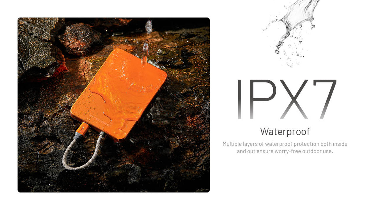 Nitecore POCKET 5 Magnetic Power Bank with Built-In Cable