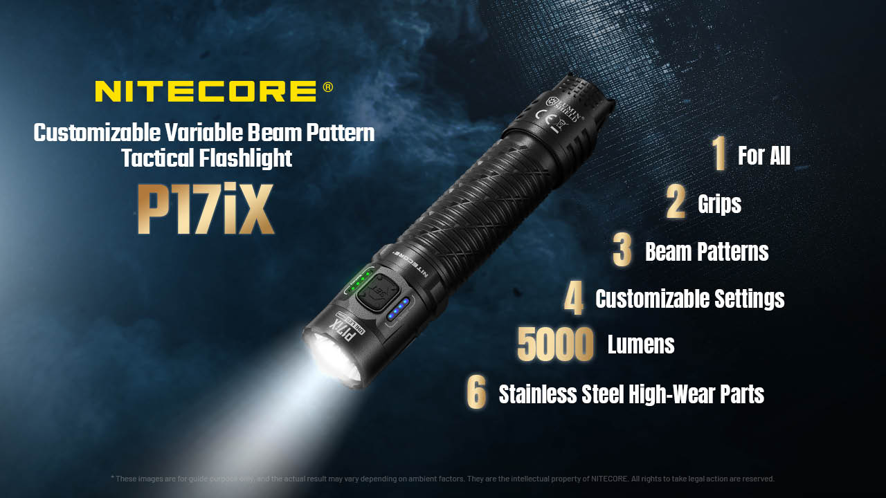 Nitecore P17iX Compact 5000 Lumen Tactical Flashlight