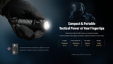 Nitecore P17iX Compact 5000 Lumen Tactical Flashlight with Customizable Controls