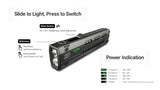 Nitecore EDC15 1200 Lumen Rechargeable EDC Flat Flashlight with UV Light