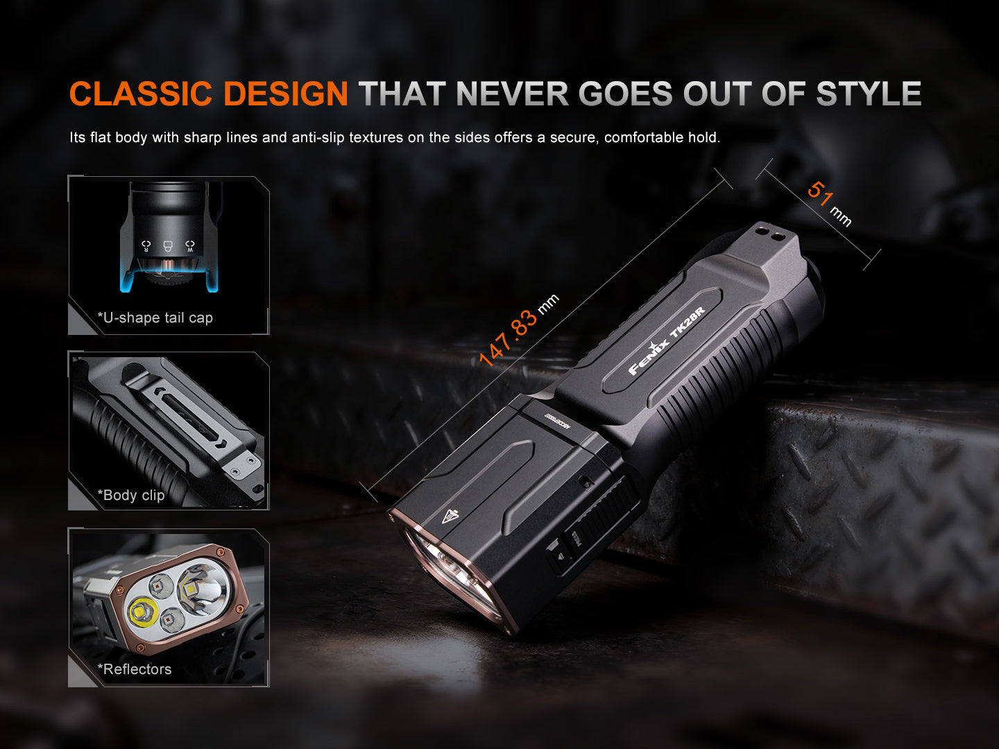 fenix 2018 flashlight Fenix TK28R LED Flashlight