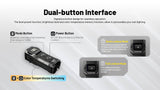 Nitecore TUP2 1200 Lumen MCT Rechargeable Keychain EDC Flashlight