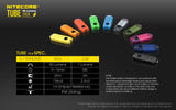 NITECORE TUBE V2.0 55 Lumen USB Rechargeable Keychain Flashlight
