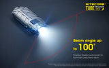 NITECORE TUBE V2.0 55 Lumen USB Rechargeable Keychain Flashlight