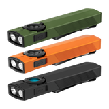 Olight ArkPro 1500 Lumen Rechargeable EDC Flashlight with UV Light & Green Laser