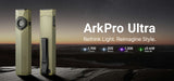 Olight ArkPro Ultra 1700 Lumen Rechargeable EDC Flashlight with UV Light & Green Laser