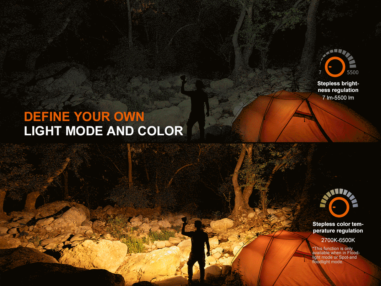 Fenix CP50R 5500 Lumen Rechargeable Multifunctional Outdoor Lantern